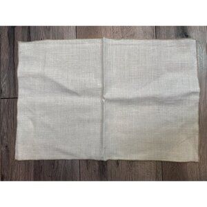 Set Of 4 Cream White Linen Napkins 11x17 Inches